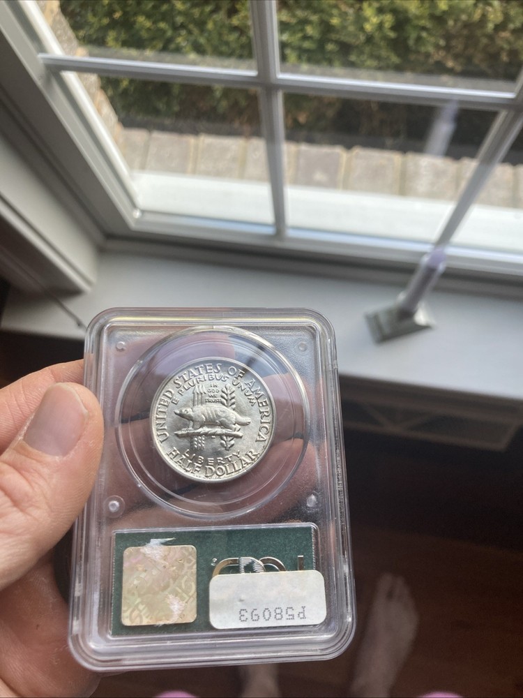 1936 Wisconsin Silver Half Dollar PCGS MS65 Old Holder
