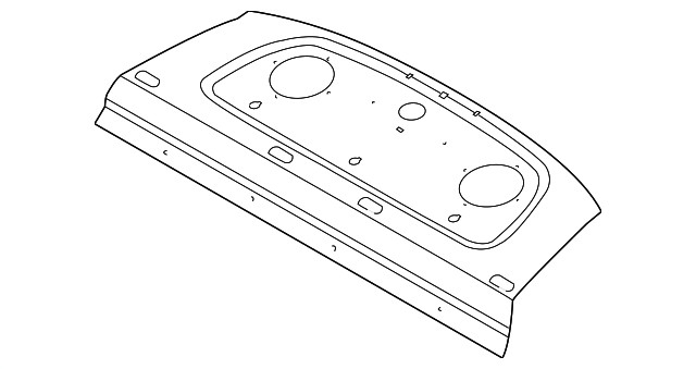Genuine GM Pkg Tray Trim 96863173