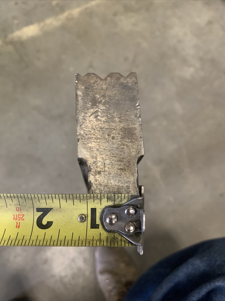 29-7/8” Bottom Die Used Press Brake Tooling