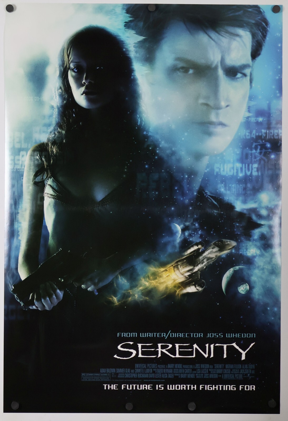 Serenity - original DS movie poster 27x40 D/S - 2005 Firefly Summer Glaus