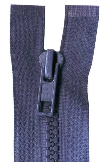 75cm Navy Open End Chunky Zip