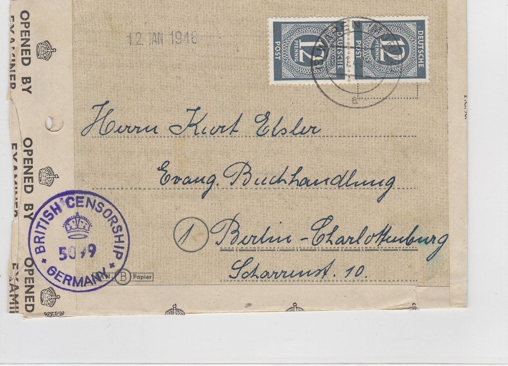 German Postal History Stamps Cover Ref: R4592