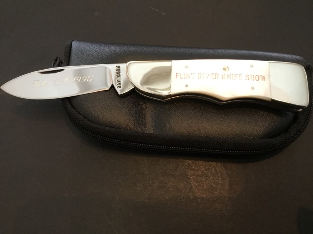 Custom Ray Cook Master Smith MOP Slipjoint Folder Folding Knife