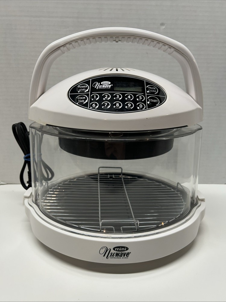 NUWAVE MINI INFRARED OVEN MODEL 20101 WHITE Digital PROGRAMMABLE Hearthware Home