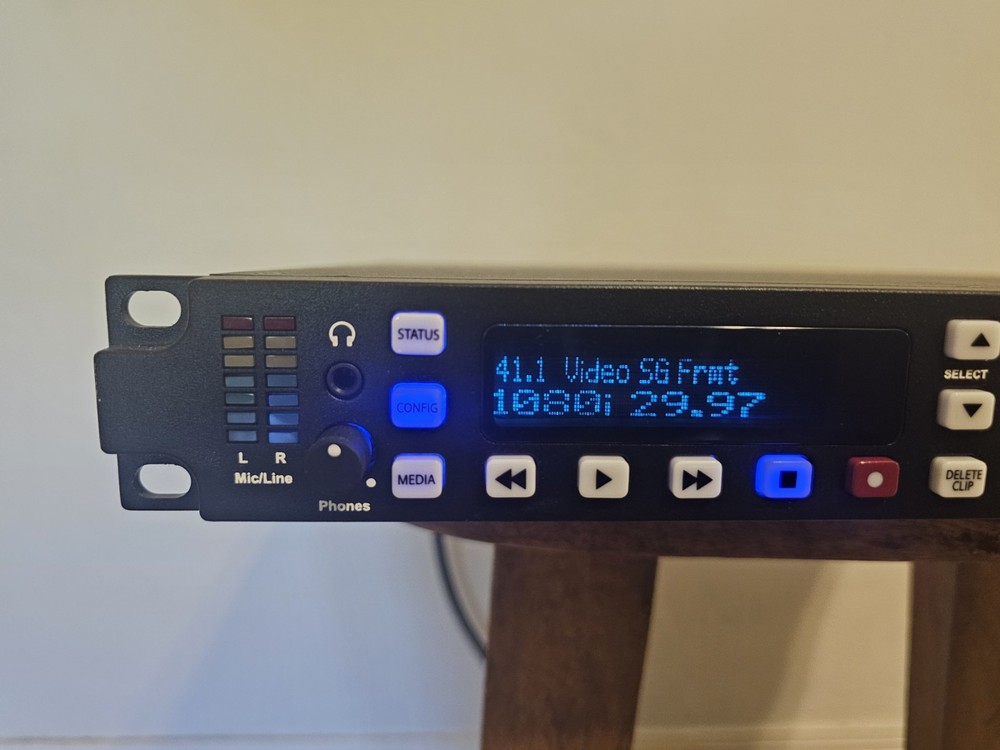AJA Ki Pro Rack File-Based 1RU Video Recorder and Player