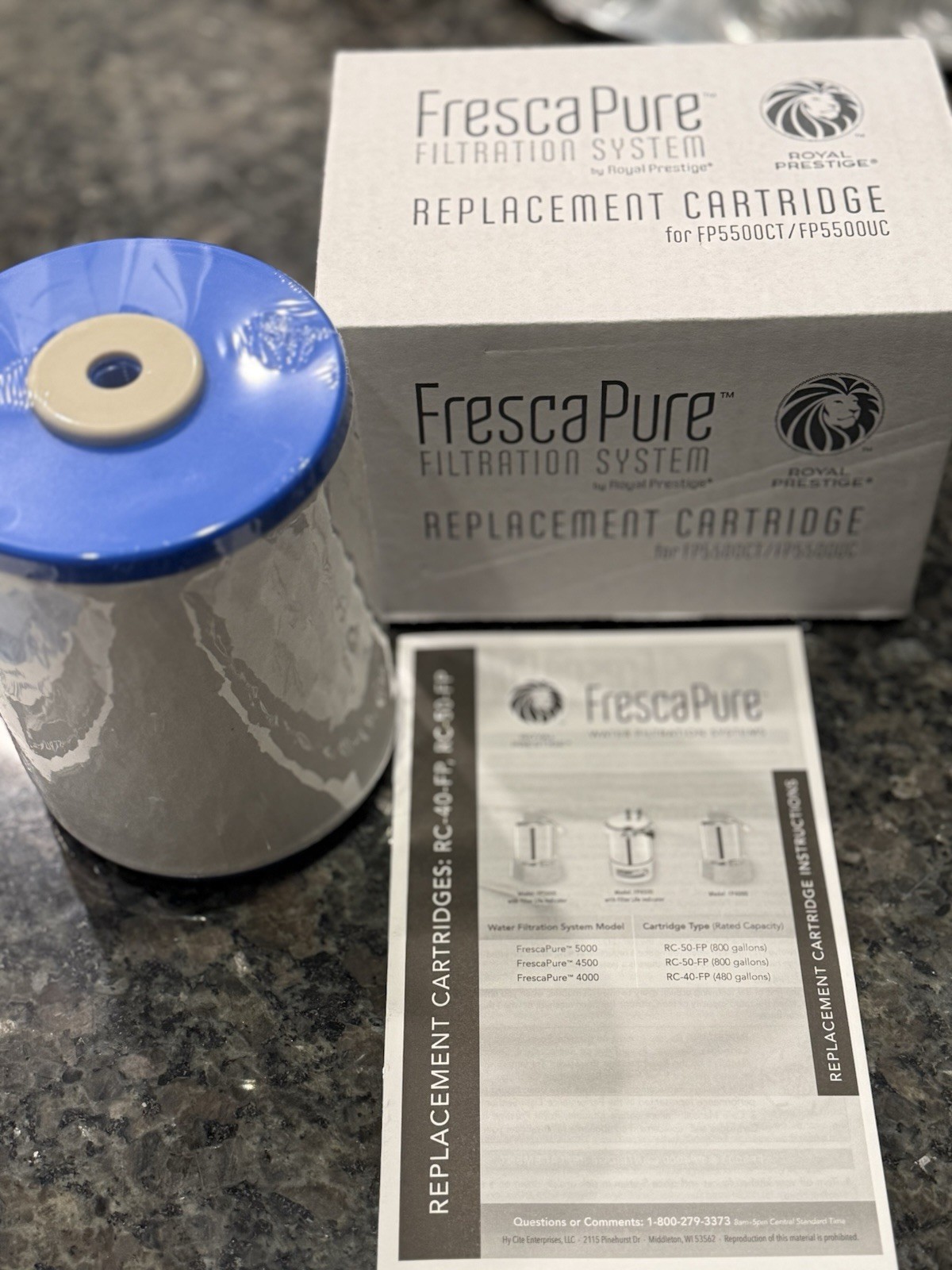 Cartucho Filtro Frescapure 5500 Royal Prestige Nuevo En Caja