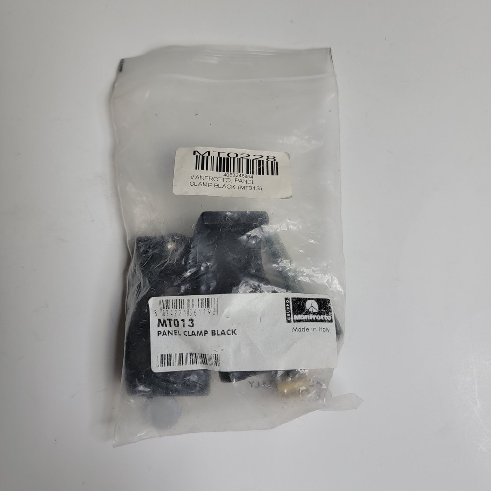Manfrotto MT013 Panel Clamp Black NEW