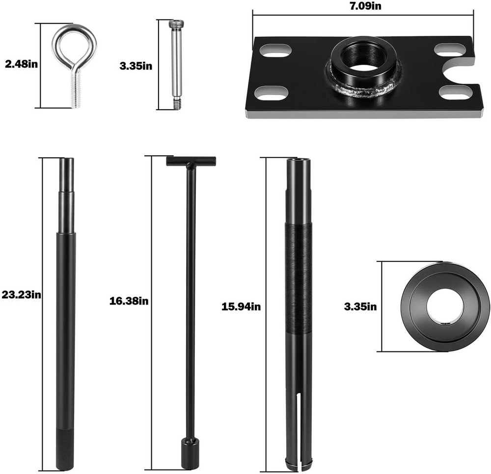 Gimbal Bearing Install Puller Alignment Hinge Pin Tool For OMC Boat Alpha Bravo