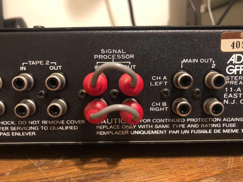 Working Vintage ADCOM GFP-1A Stereo Preamplifier w/ 2x Phono Input