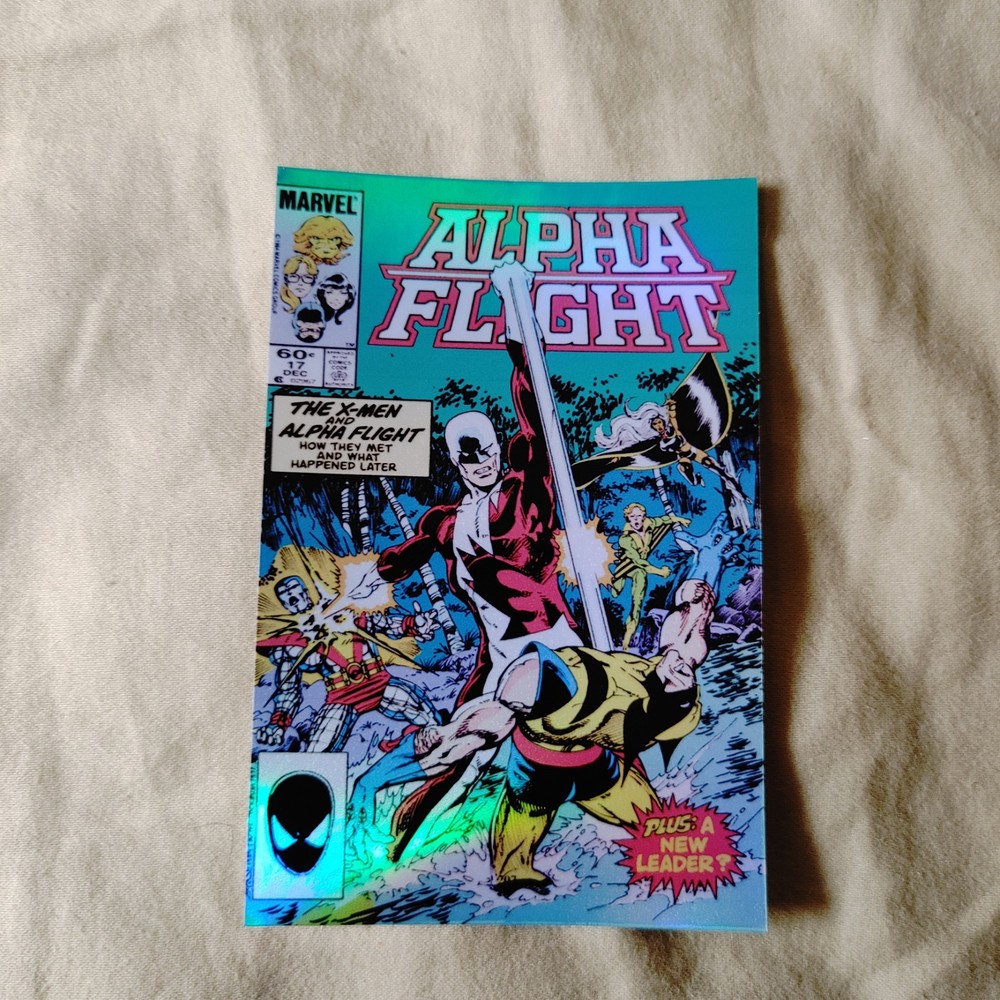Alpha Flight 17 Cover Foil Sticker
