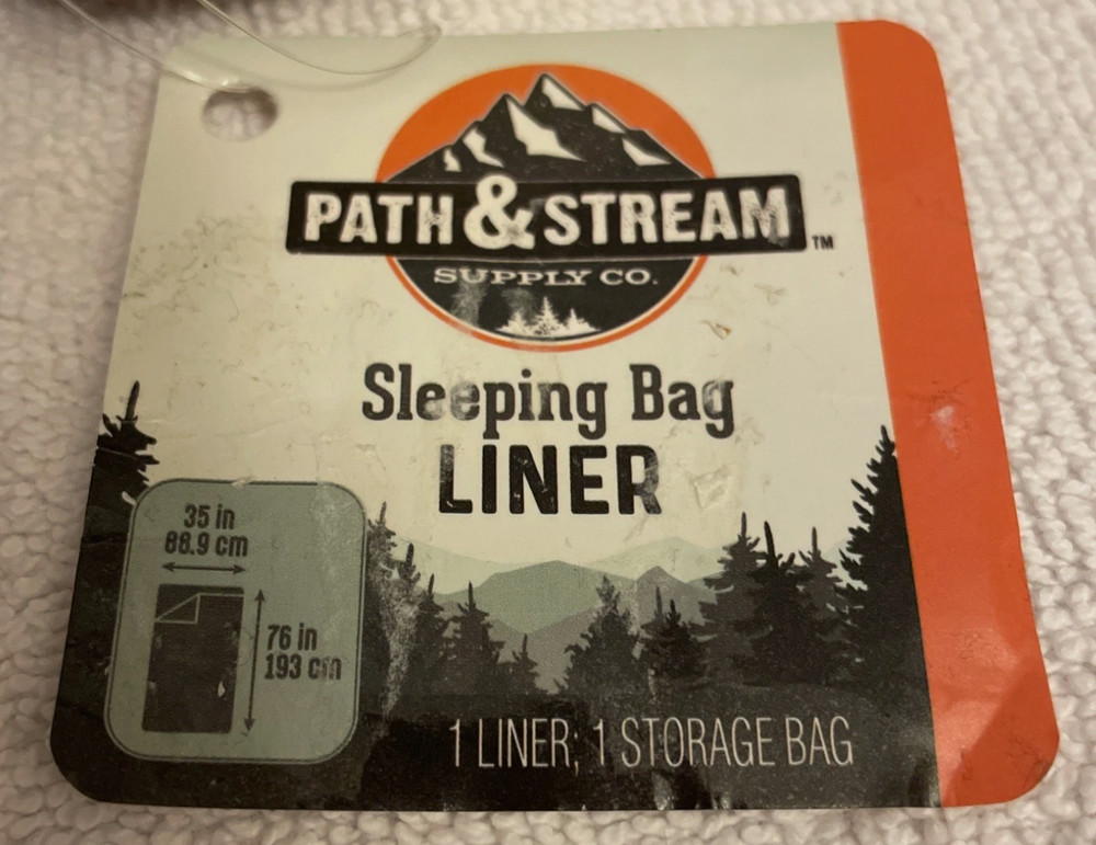 2 Rectangular 35”x76”Sleeping Bag Liner to use in camping, hotels or hostels.