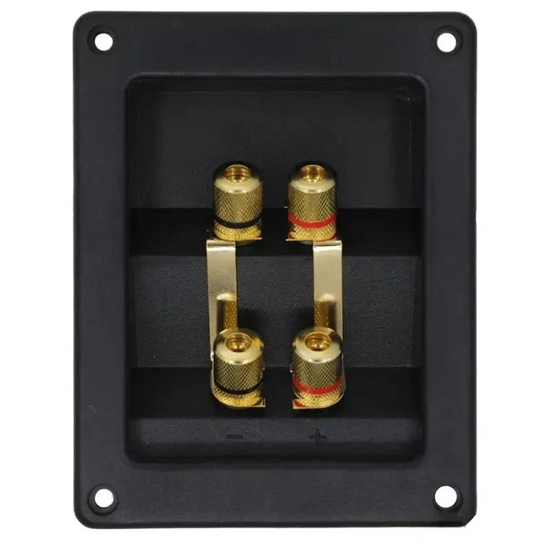 2PCS Speaker Wiring Connector Copper Speaker Wiring Lugs Binding Posts