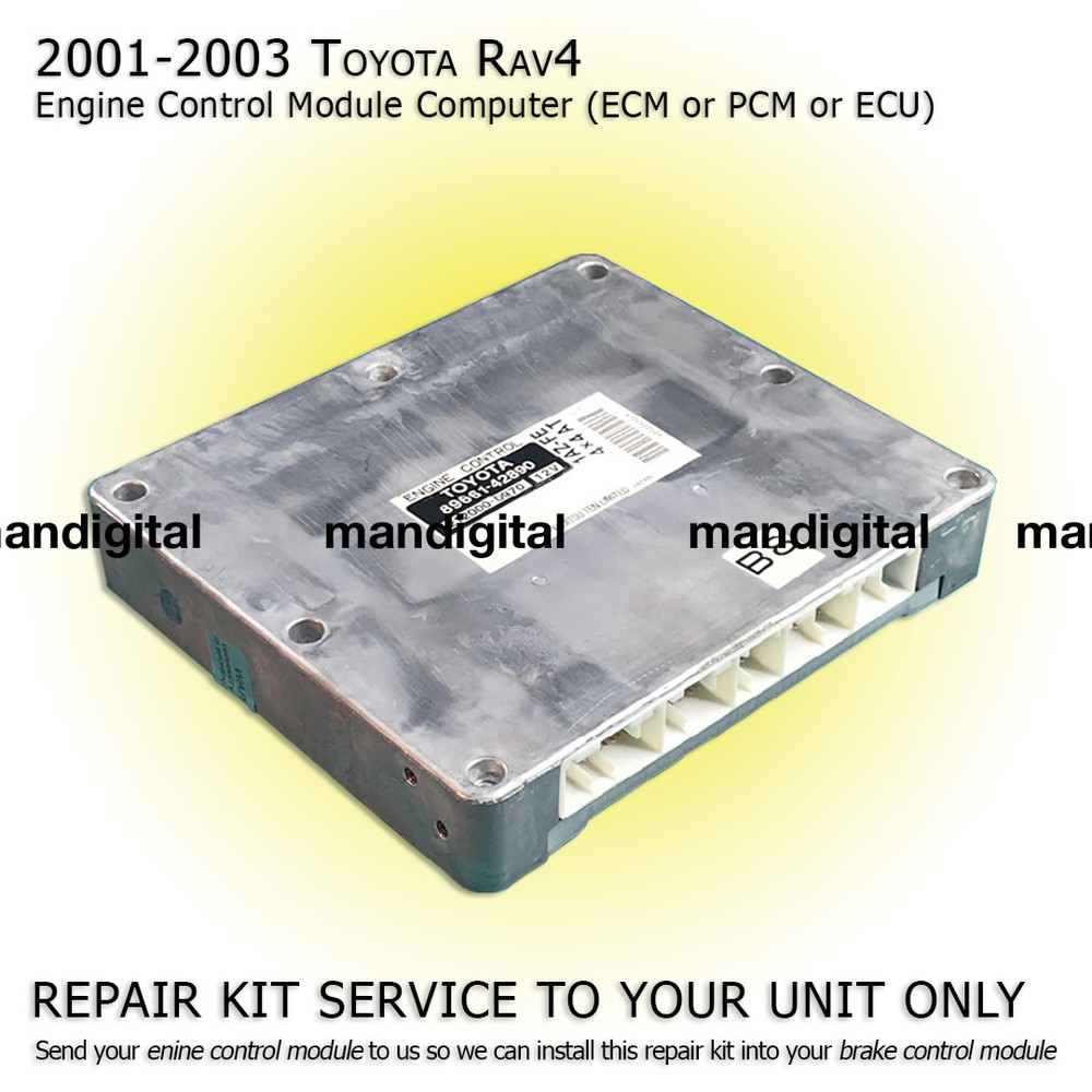 2001 2002 2003 TOYOTA RAV4 Engine Computer Module PCM ECM ECU Repair Service