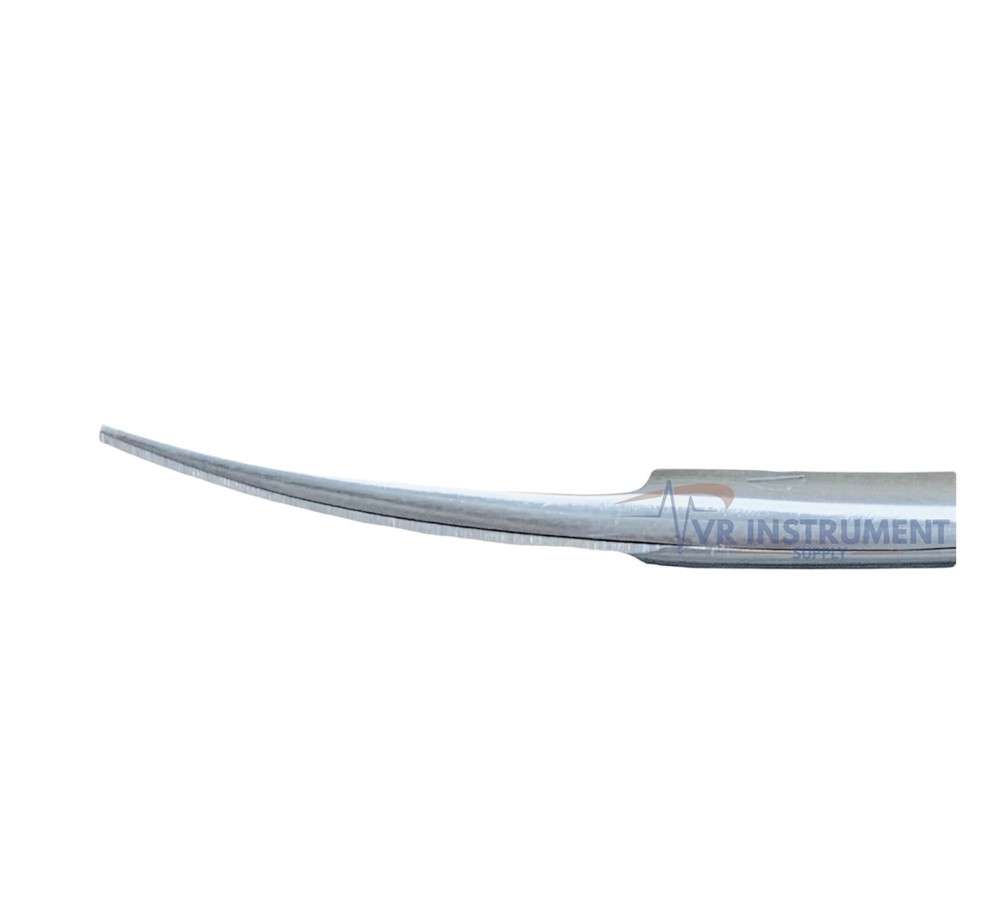 T/C Germany Inserts Operating Dissecting Iris Scissors Curved 4.5" Sharp/Sharp