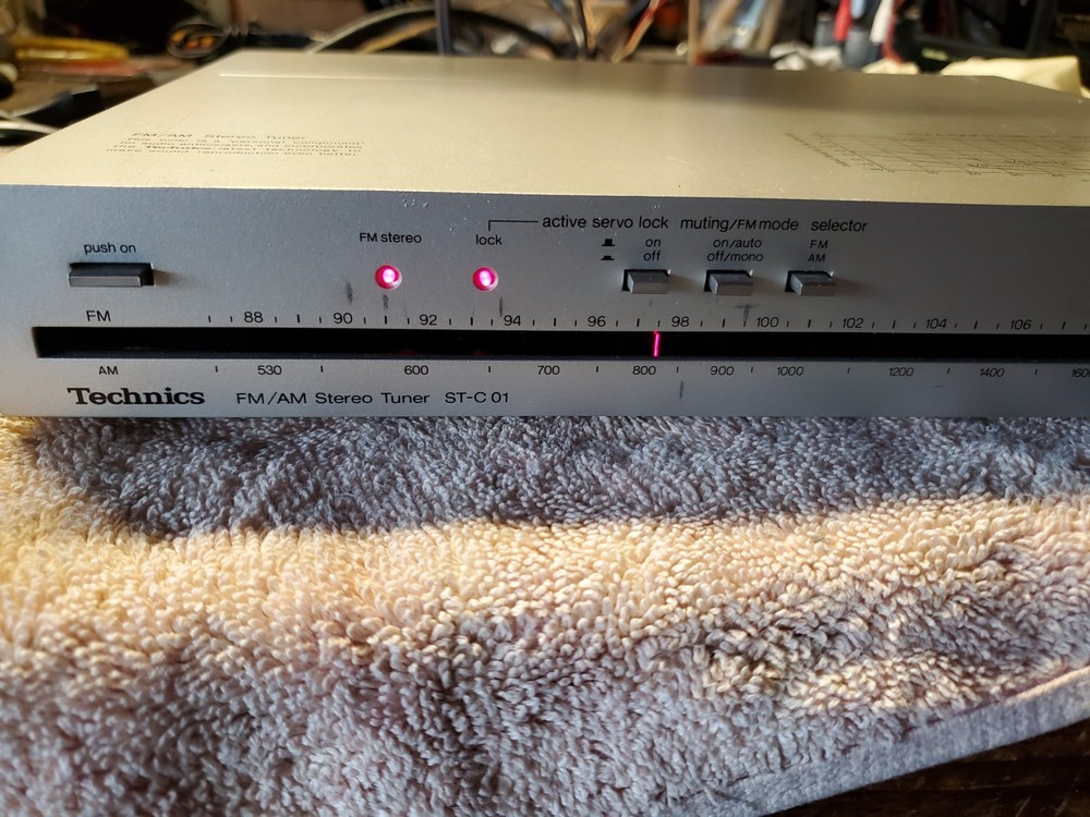 Technics ST-C01 Stereo Tuner Micro Series Works Great Multi Voltage