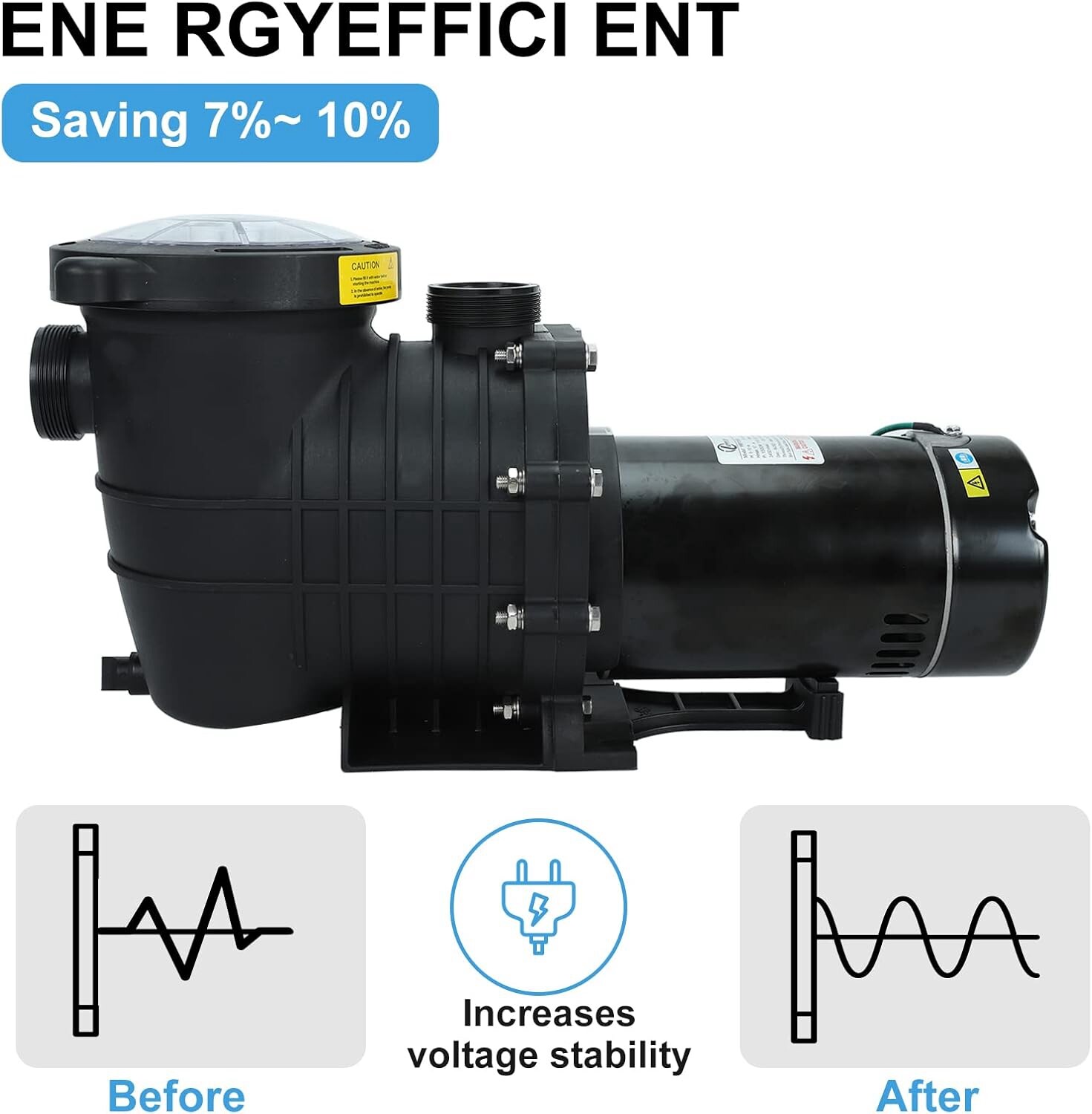 Hayward Swimming Pool Pump 2.0HP In/Above Ground w/ Motor Strainer Filter Basket