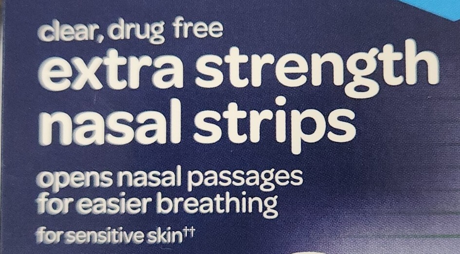 Extra Strength Nasal Strips 52 CLEAR