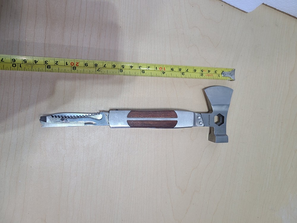 Sheffield Camper Axe-Head Multi Tool, Axe, Hammer, Screwdriver, etc...
