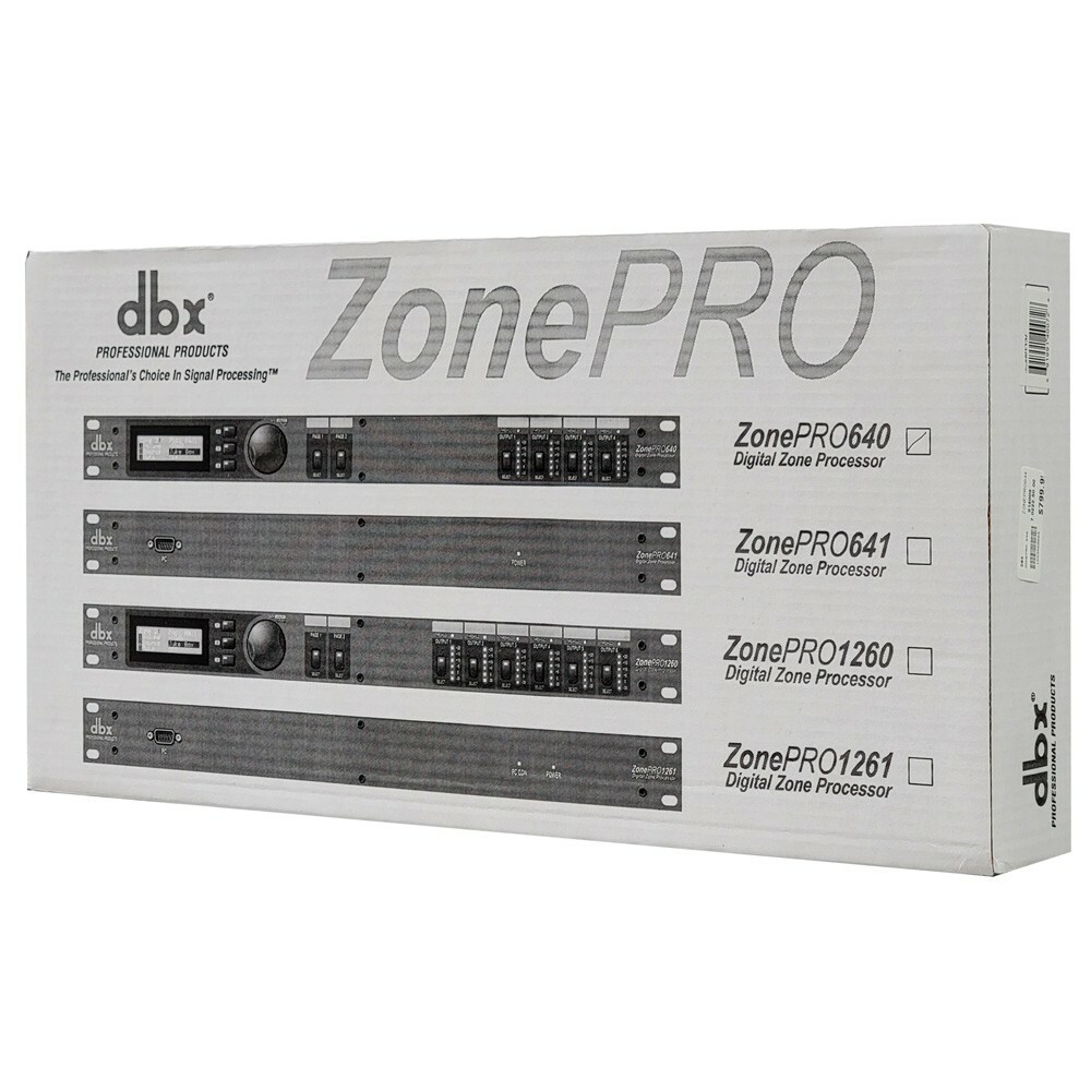 dbx ZonePRO 640 Digital Zone Processor