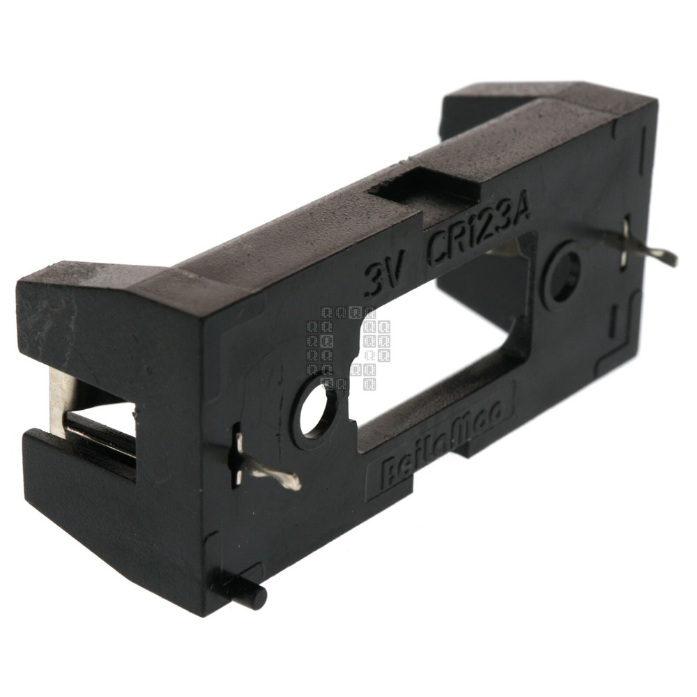 CR123A Plastic Battery Holder, Solder Type
