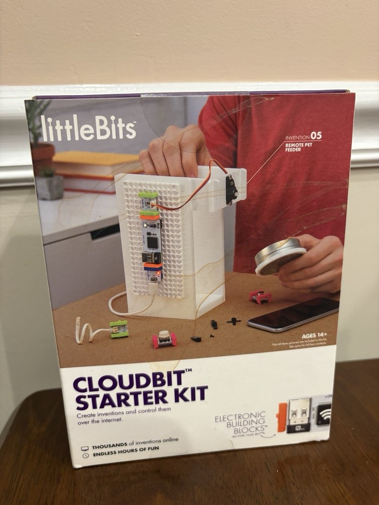 Little Bits Cloudbit Starter Kit  Complete Kit LittleBits 6 Modules New Sealed