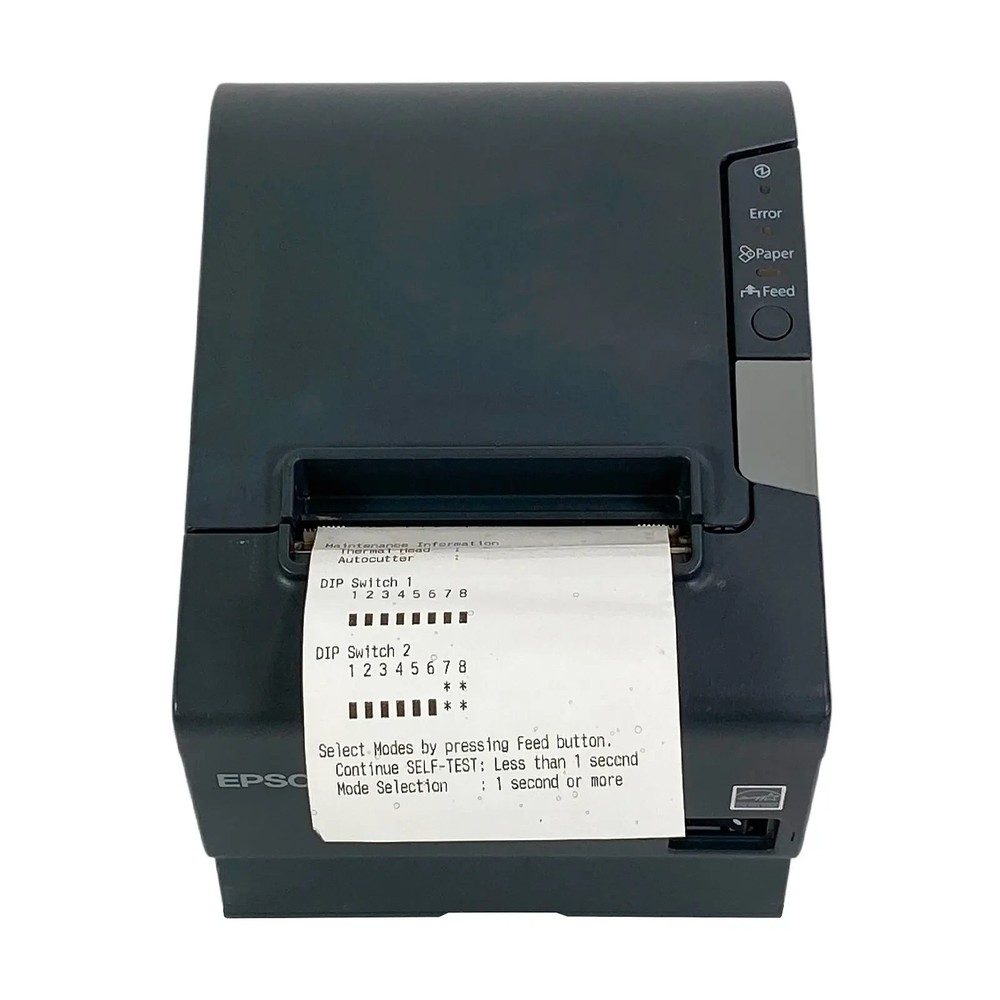 REFURBISHED Epson TM-T88V POS Compact Thermal Receipt Ticket Printer LAN USB