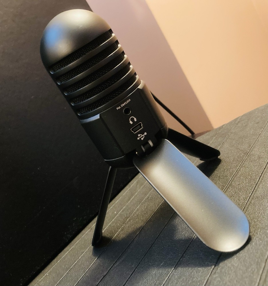 Samson Meteor USB Microphone Black Freestanding with Mute Button
