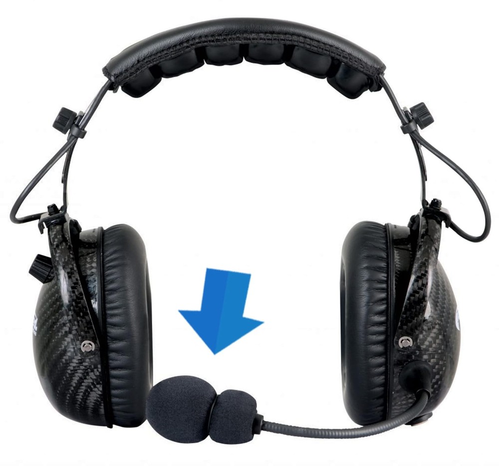3-Pack Pop Filter for Rugged Radio Headset Mic Foam Microphone Windscreen