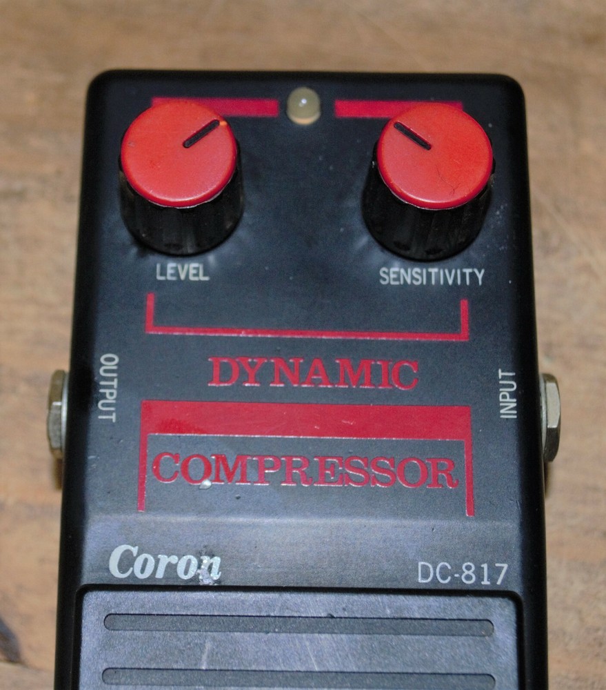 Vintage Coron DC-817 Dynamic Compressor Guitar Effects Pedal