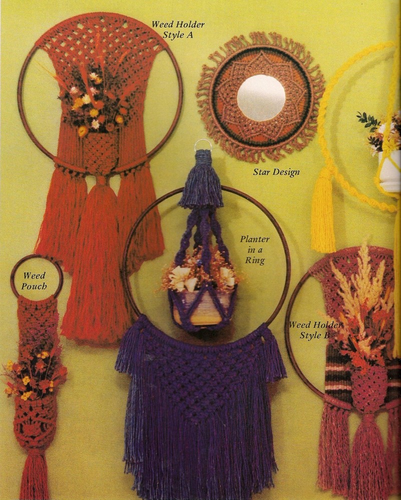 Craft Book: #PD1121 Macrame Things in Rings - Over 25 Patterns