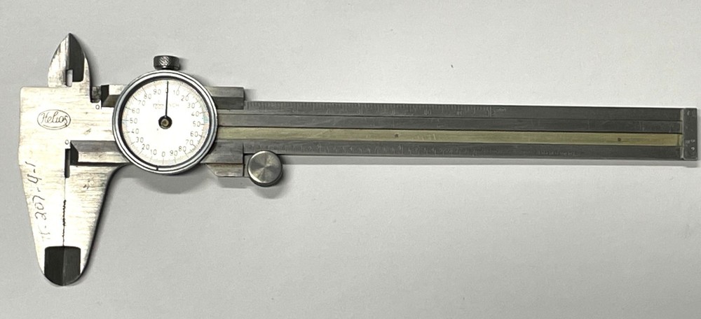 Helios Dial Caliper, 0-5" Range, .001" Graduation