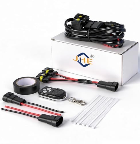 Jihe Wireless Remote Control Wiring Harness Kit for LED