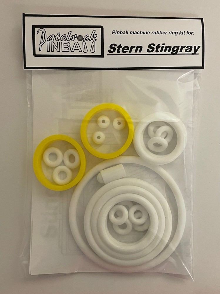 1977 Stern Stingray Pinball Machine Rubber Ring Kit