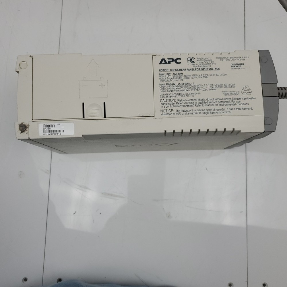 APC Back-UPS CS 350 BK350 System Tested - No Batteries