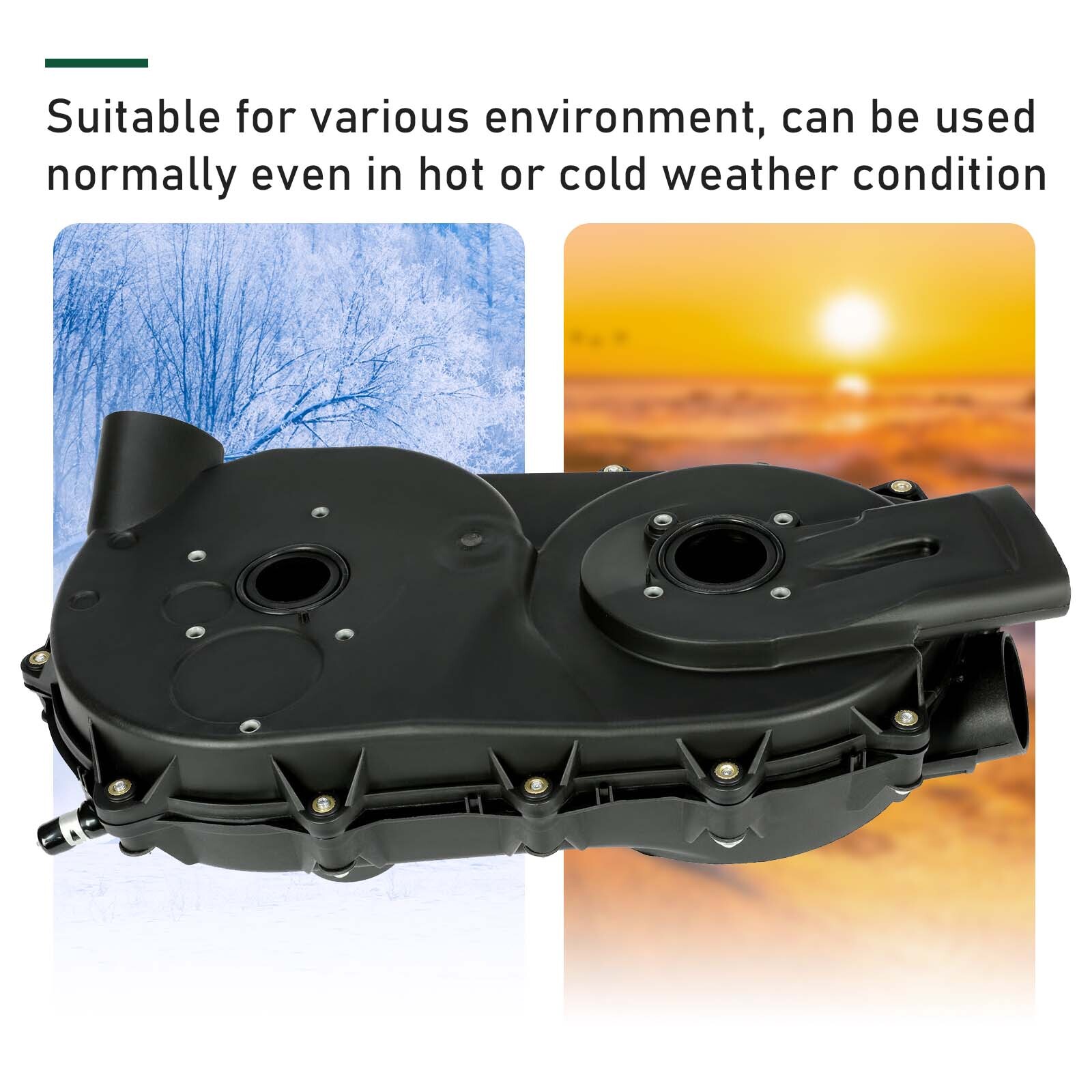 For Can Am Maverick 1000R Drive Clutch Belt Cover CVT Kit Belt Box Set Housing