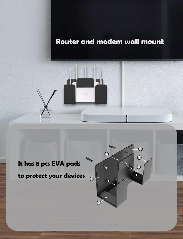 Bedside Wall Shelf Organizer for Electronics Multifunctional Small Bedside Sh...