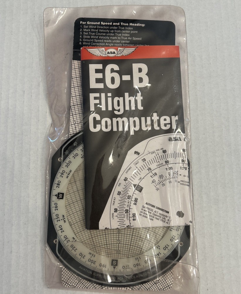 ASA E6-B Aviation Paper Flight Computer