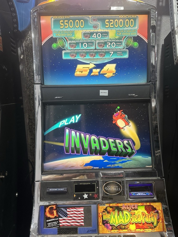 WMS WILLIAMS BB2 SLOT MACHINE SOFTWARE SET- INVADERS PLANET WOMBAT