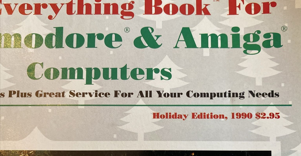 Vtg 1990 Tenex Catalog "Everything Book for Commodore & Amiga Computers" 59pgs