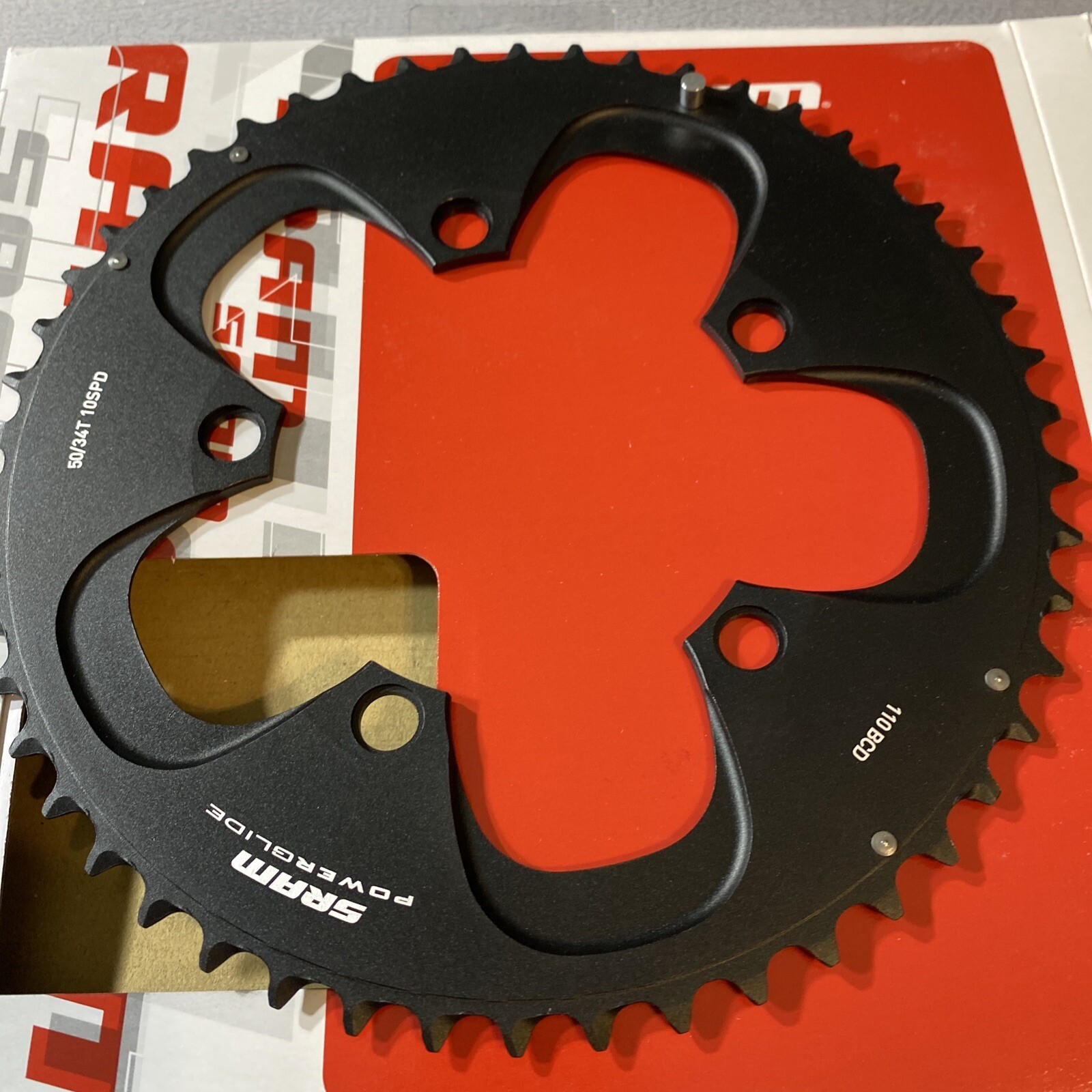 Sram Powerglide 10 Speed Chainring 50 Tooth 110 Bcd Red Force Rival (8911)