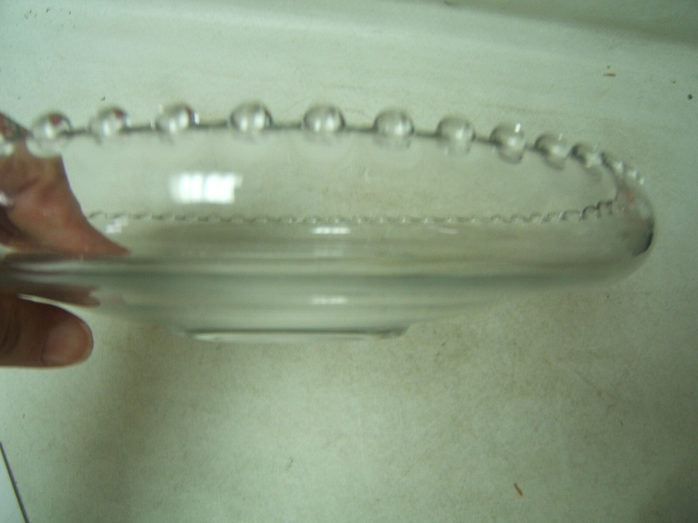 Imperial Candlewick 11" Float Serving Tray Excellent Condition