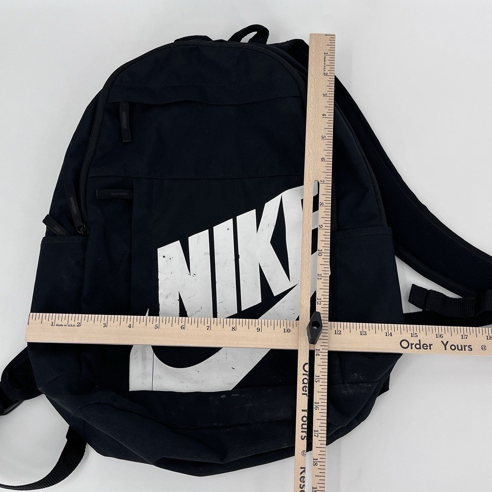 Nike 72 Backpack Black With Zip Closure
