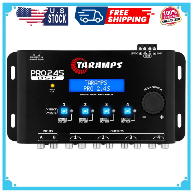 Pro2.4S DSP Crossover Full Digital Signal Processor & 15-Band Equalizer