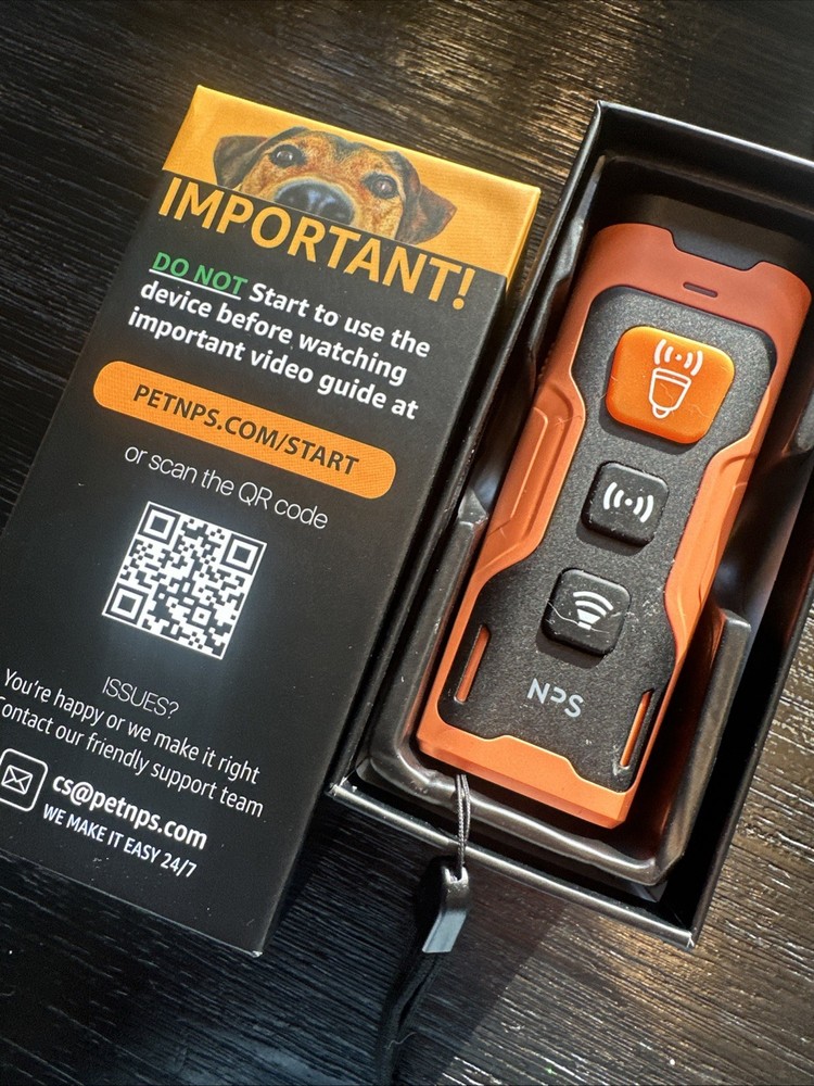 NPS Barking Control Behavior Trainer Sonic Dog Whistle 3 Training Modes