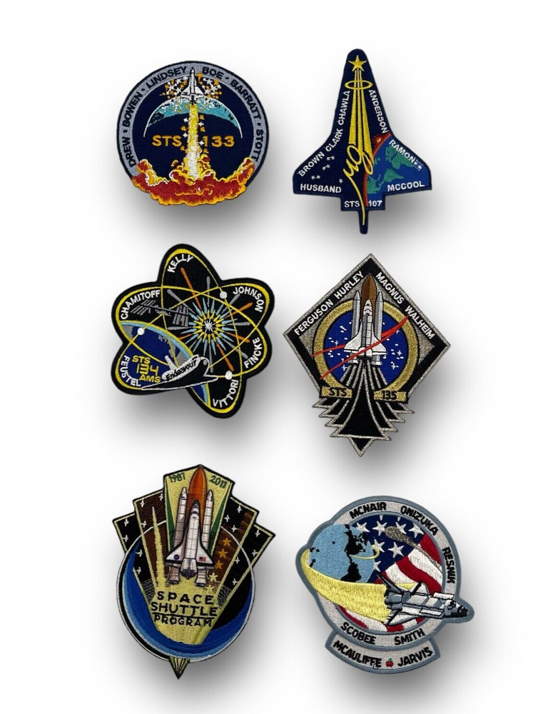 NASA Patch Astronaut Space Mission Set