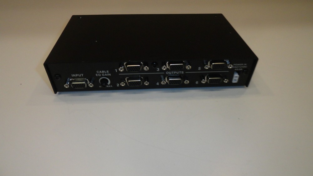 Tech Electronics TEI VGA Distribution Amplifier 6 output VGA-6