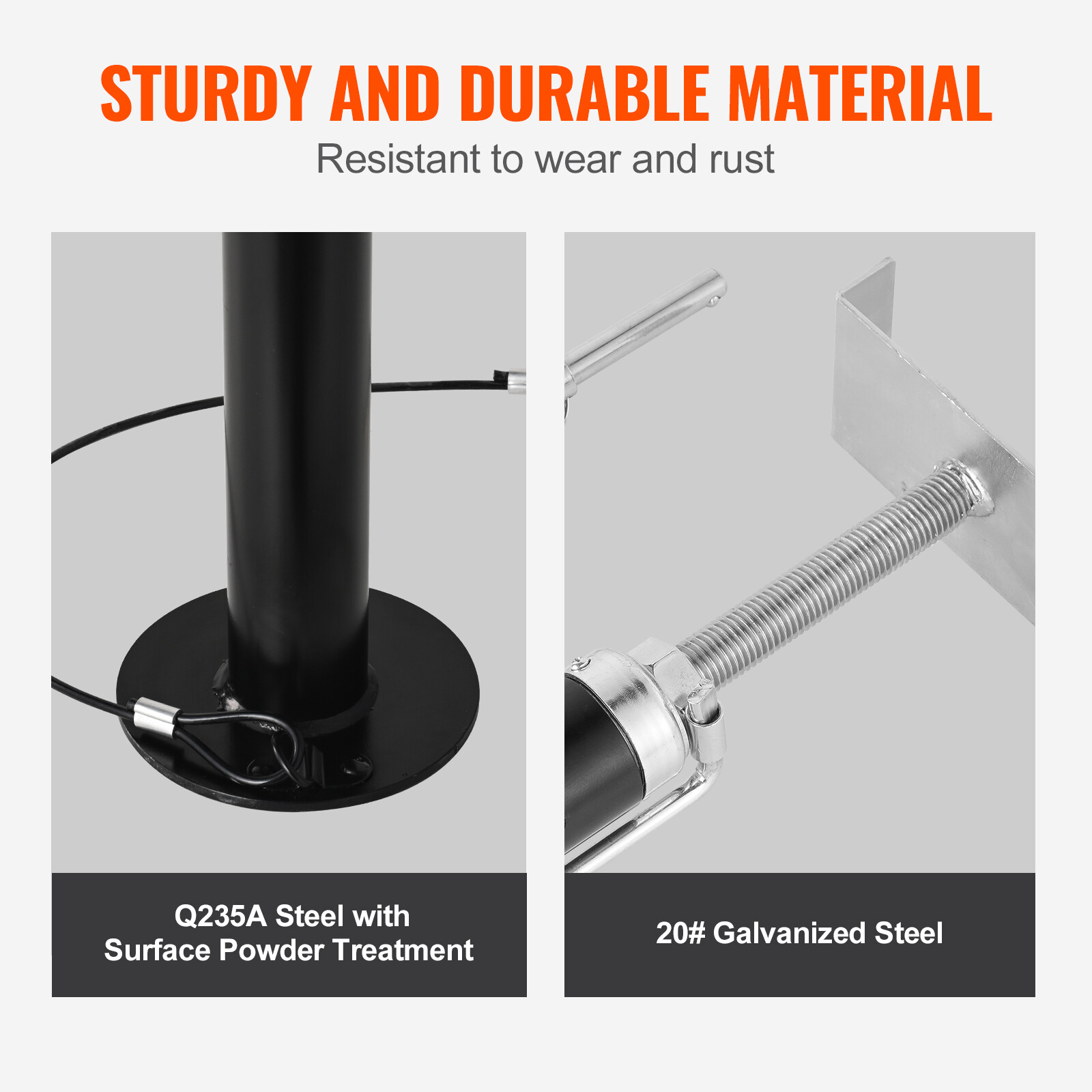 VEVOR RV Slide Out Support Stabilizer Jacks Adjustable 20"-48" Trailer RV 2 Pack