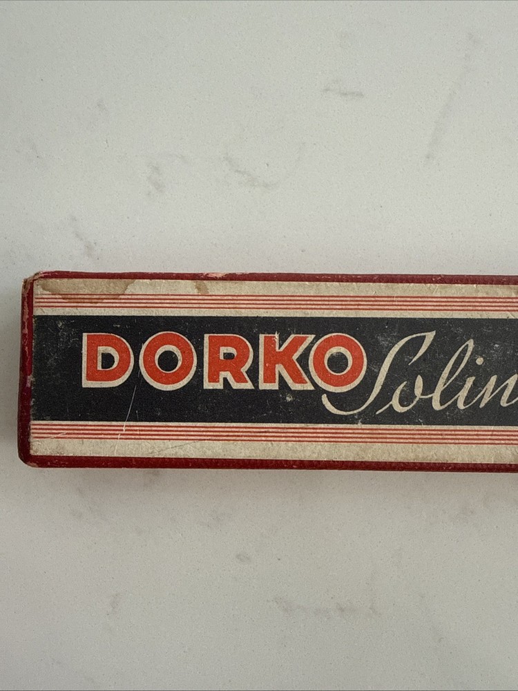 DORKO Solingen Straight Razor Made in Germany EMPTY BOX
