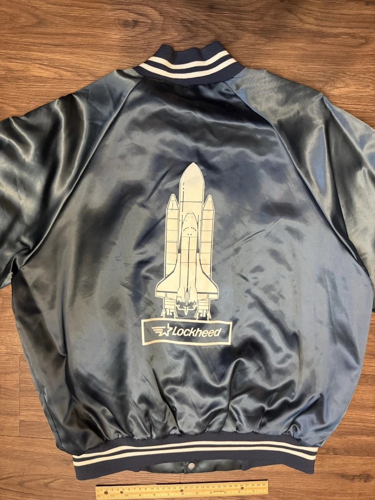 Vintage Lockheed - Space Shuttle Satin Jacket