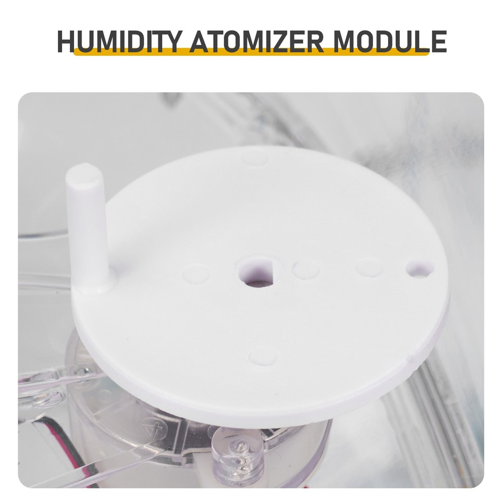 24 Egg Incubator Automatic Egg Turning LED Candler Temperature Humidity Control